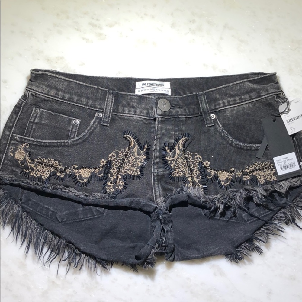 One Teaspoon Denim Shorts